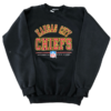 Crewneck Vintage Kansas City Chiefs Nfl Czarny