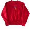 Crewneck Vintage Kubuś Puchatek Czerwony (l)