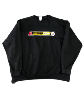 Crewneck Vintage Pittsburgh Steelers Czarny (xxl)
