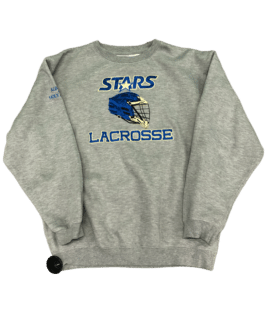 Crewneck Vintage Stars Lacrosse Szary (m)