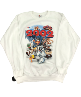 Crewneck Vintage Warner Bros Sixflags 2002 (xl)
