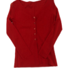 Czerwony Mesh Top Kardigan