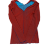 Dwustronny Mesh Top Czerwony Niebieski