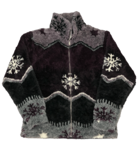 Fioletowy Polar Vintage