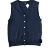 Kamizelka Kardigan Wełna Merino Vintage Nowa (l)