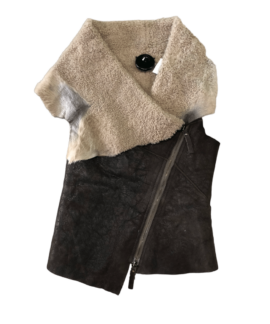 Kamizelka Kożuchowa Vintage Futro (xs)