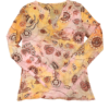 Mesh Top Tie Dye Ze Zdobieniami