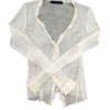 Mesh Top Vintage Guziczki Beżowa (s)