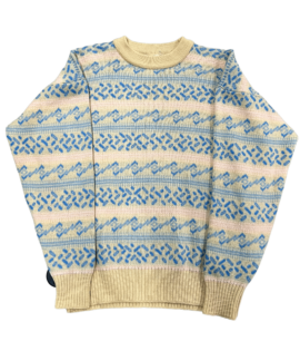 Alpejski Wełniany Sweter Vintage