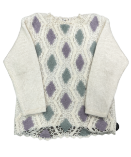 Ażurowy Sweter Vintage