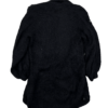 Czarny Vintage Sweter Długi Moher