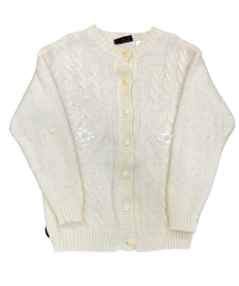 Kremowy Sweter Vintage