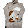 Moherowy Sweter Vintage Azja
