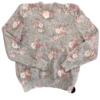 Moherowy Sweter Vintage Róże