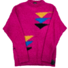 Różowy Wełniany Sweter Vintage