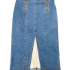 Spódnica Vintage Jeansowa Maxi