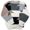 Sweter Vintage Geometryczny Beżowy