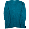 Sweter Vintage Turkusowy Wełna