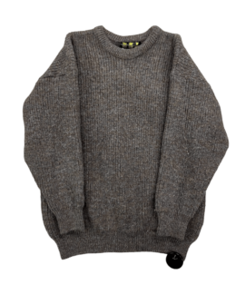 Sweter Vintage Wełniany Brąz Barbour (m)