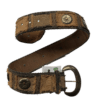 Szeroki Vintage Pasek Khaki