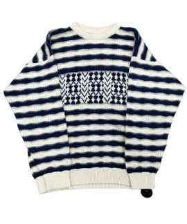 Wełniany Sweter Vintage Pasiasty
