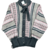 Wełniany Sweter Vintage Z Kokardą