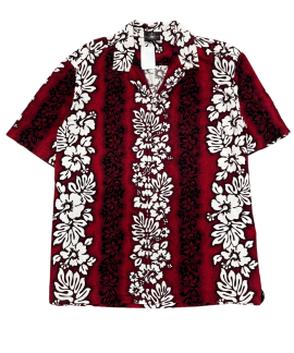 Czerwona Koszula Hawajska Made In Hawaii