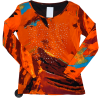 Mesh Top Mocny Pomarańcz