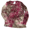 Różowy Mesh Top Kwiecisty Fairycore