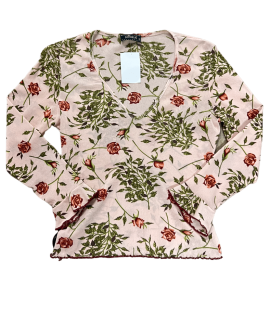 Różowy Mesh Top Vintage