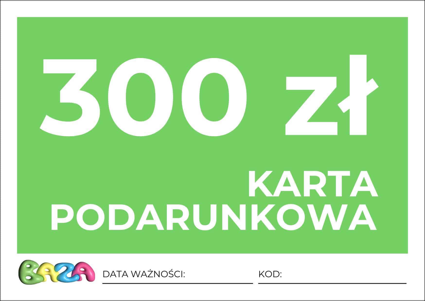 Karta Podarun Kowa 300 Zl Baza Vintage